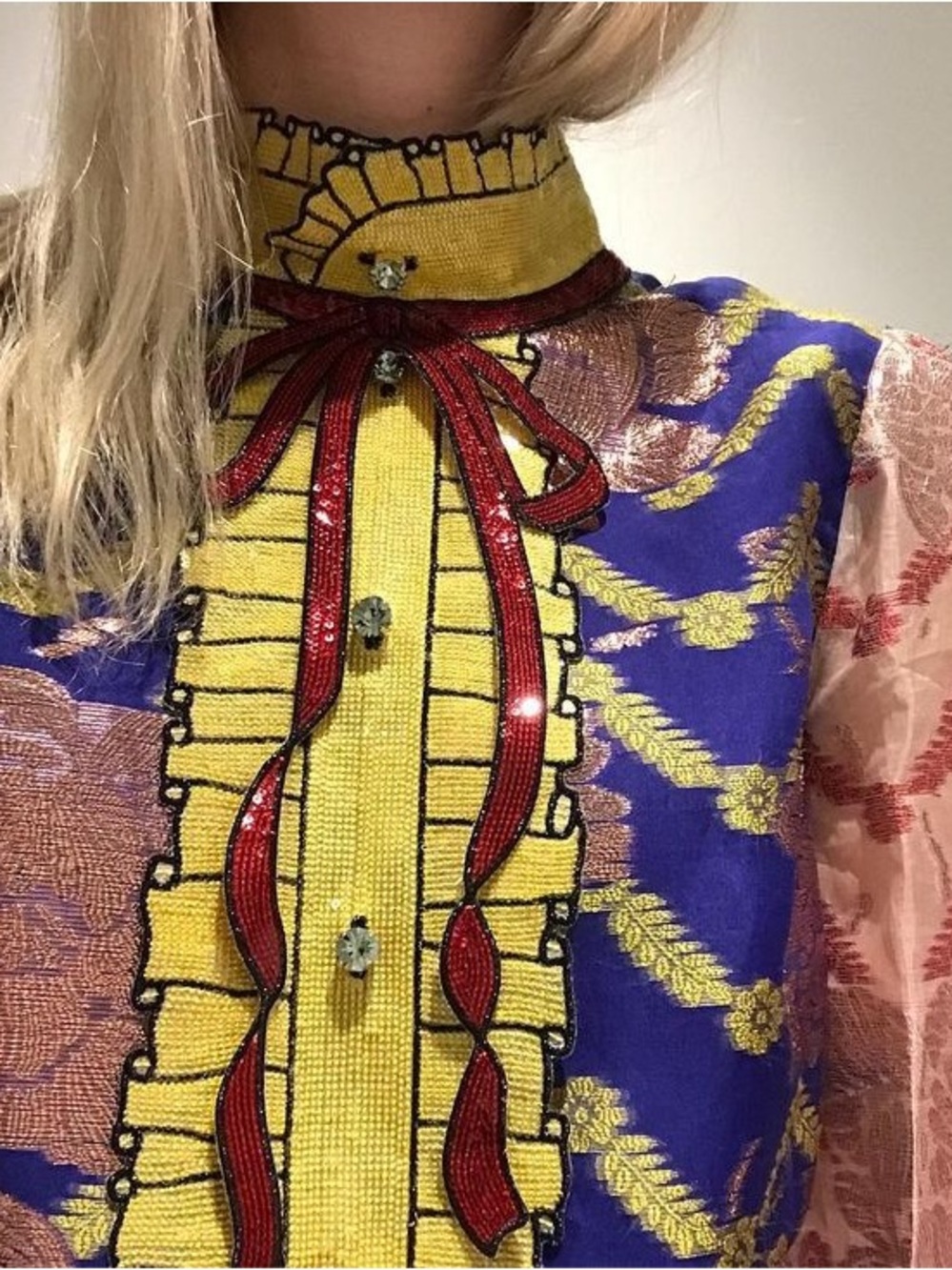 Gucci Trompe L’oeil Dress by Artistic Director Alessandro Michele - Picture 7 of 15